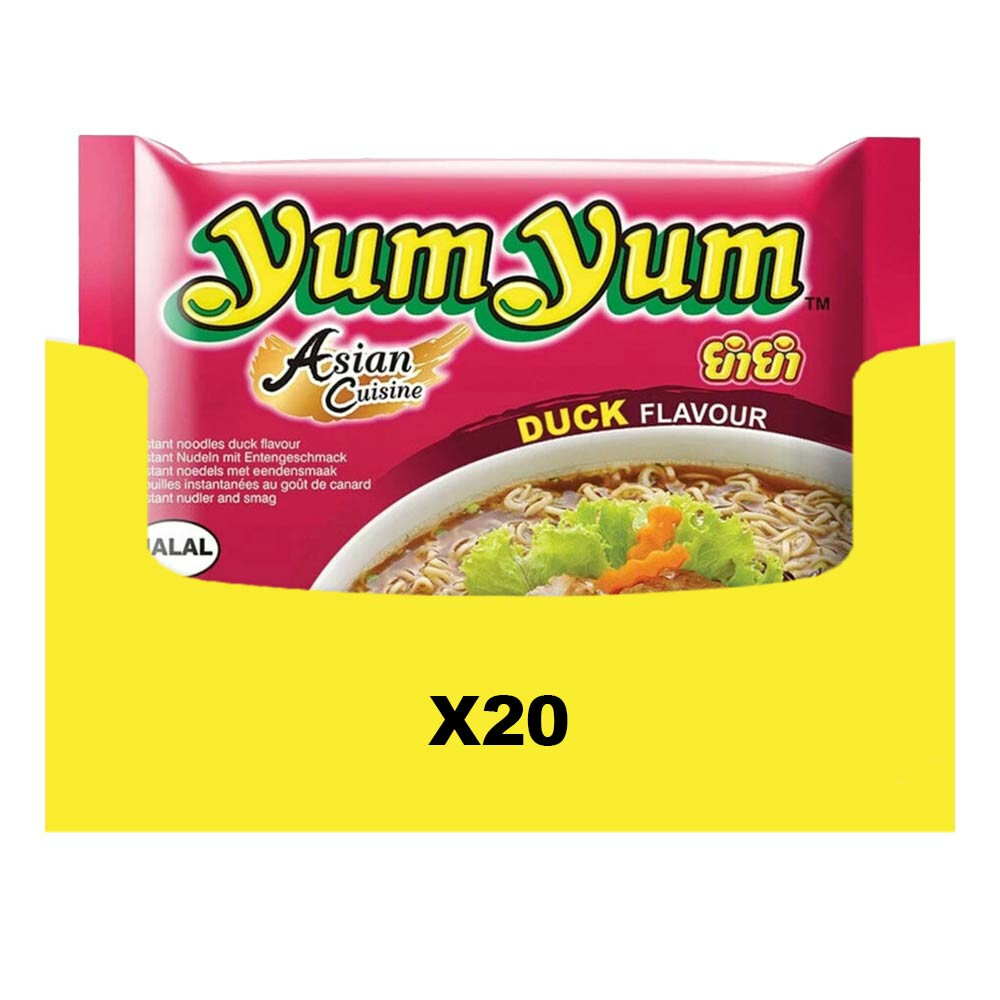 20x Yum Yum Noodles Soep Pak Peking Eend60 gr