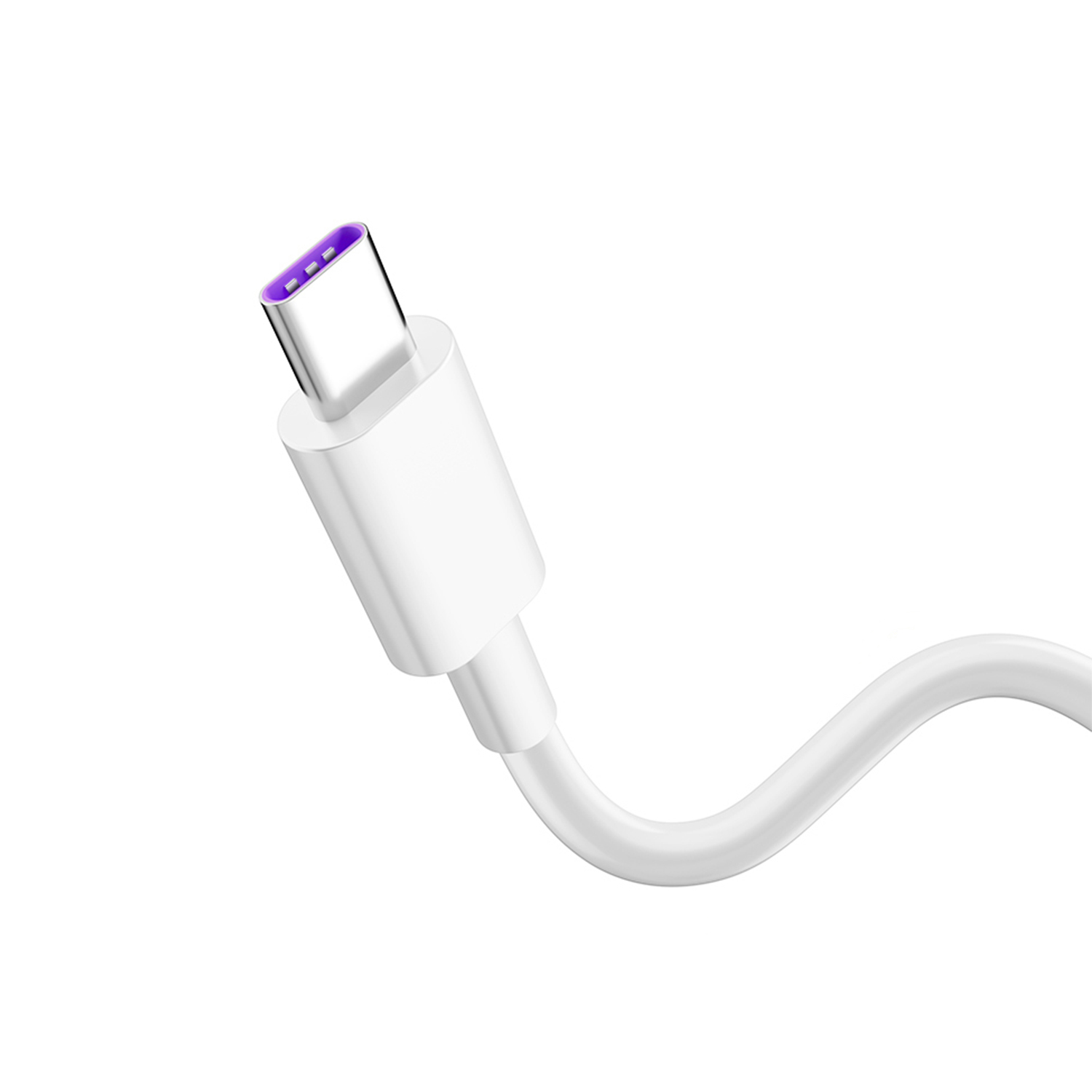 Ladekabel für Smartphones USB Typ C 1 m weiss 3er Set