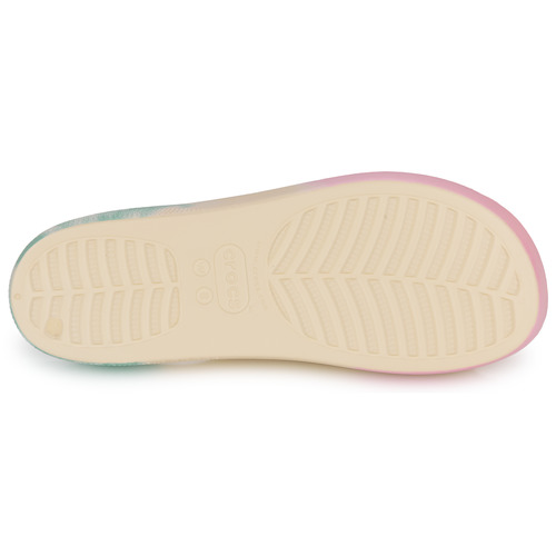 Crocs - CLASSIC PLATFORM OMBRE SLIDE - Beige