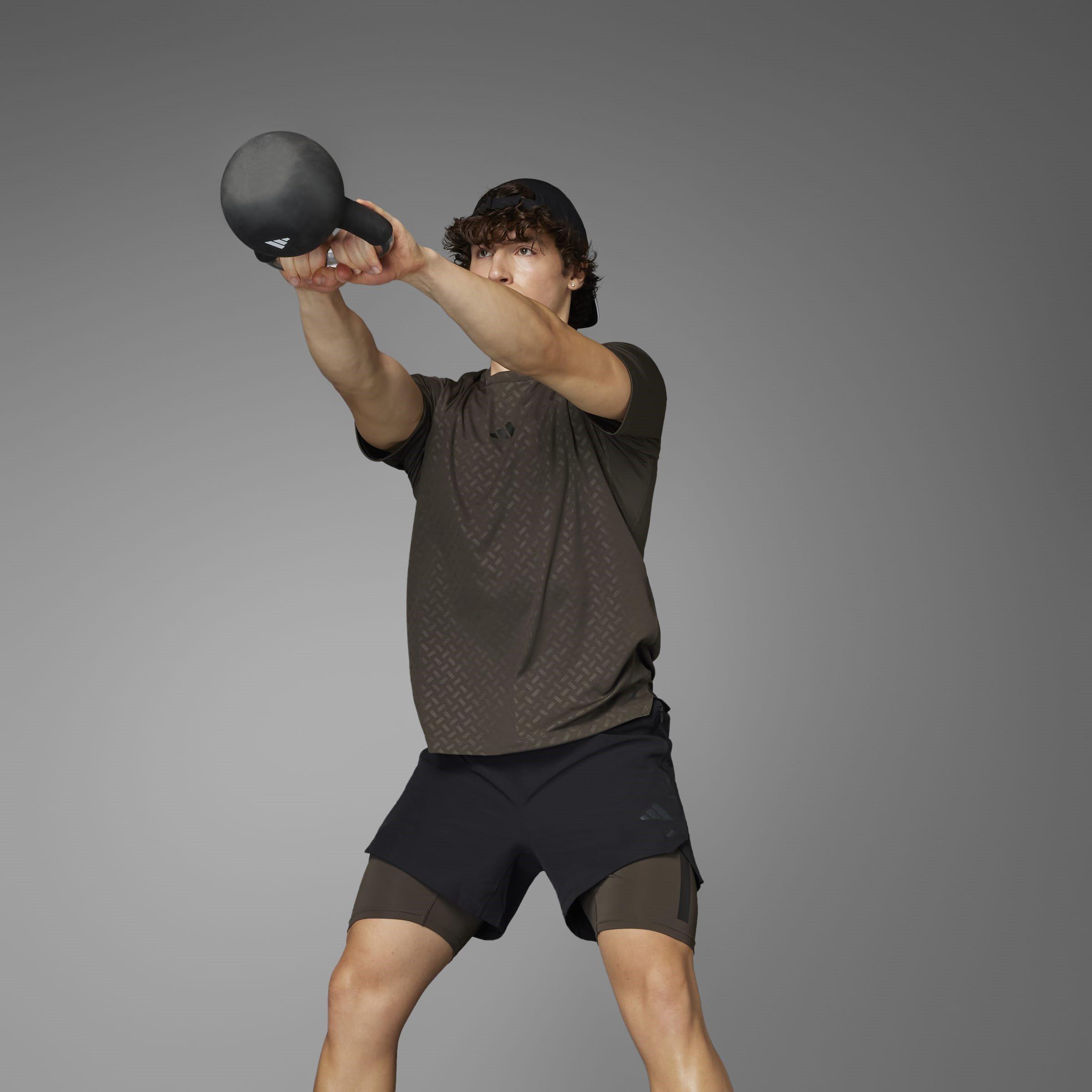 adidas Power Workout Two in One Shorts Mens