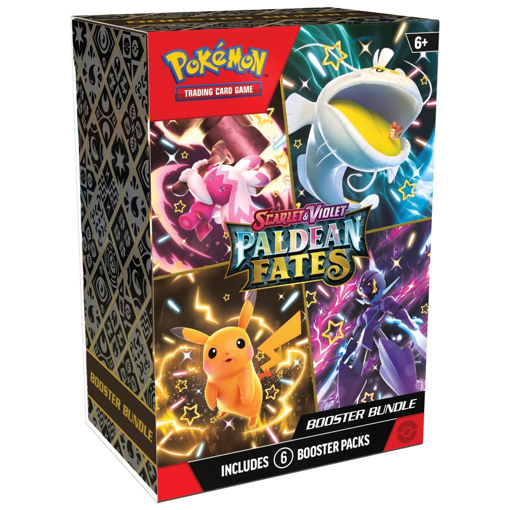 Pokémon-Sammelkartenspiel: Scarlet & Violet Paldean Fates Booster-Bundle