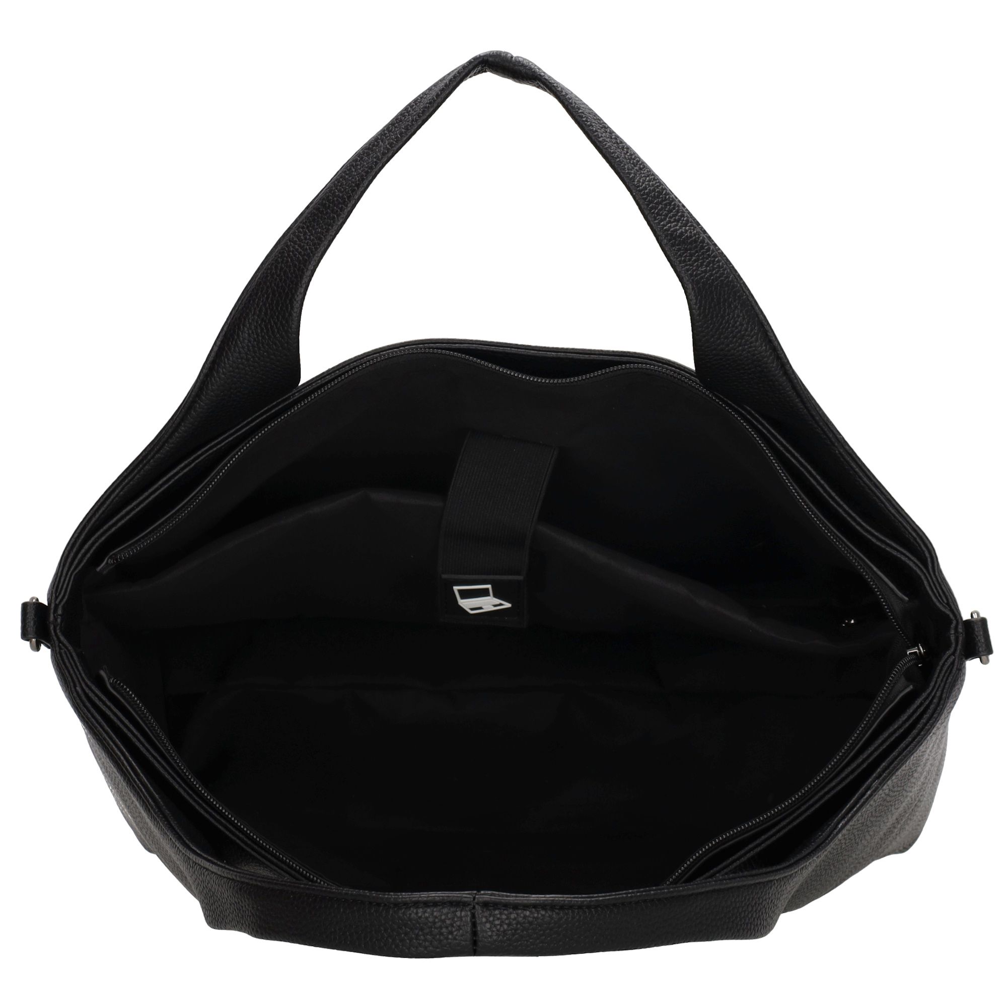 Charm London Mulberry Street Laptoptas 15,6 inch Zwart