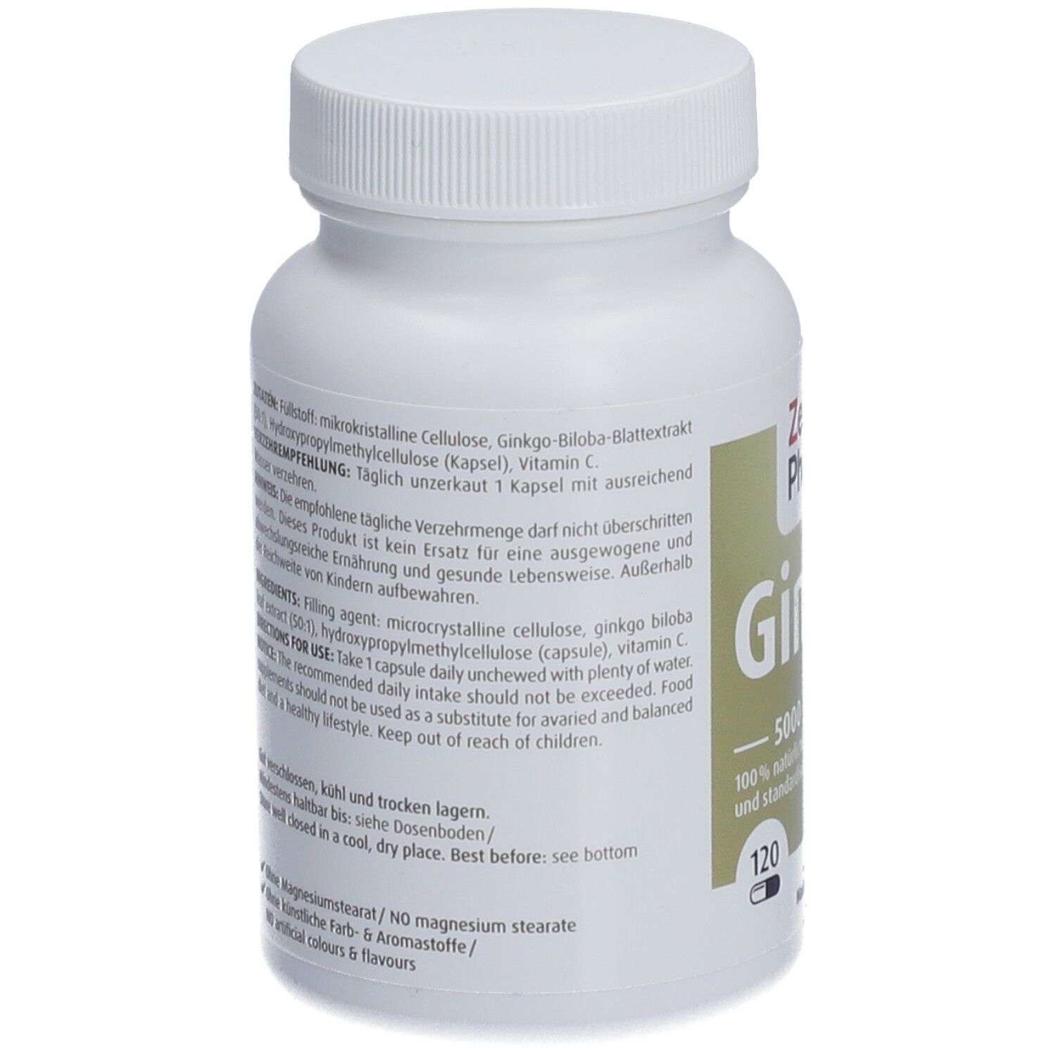 ZeinPharma® Ginkgo Biloba Kapseln 100 mg