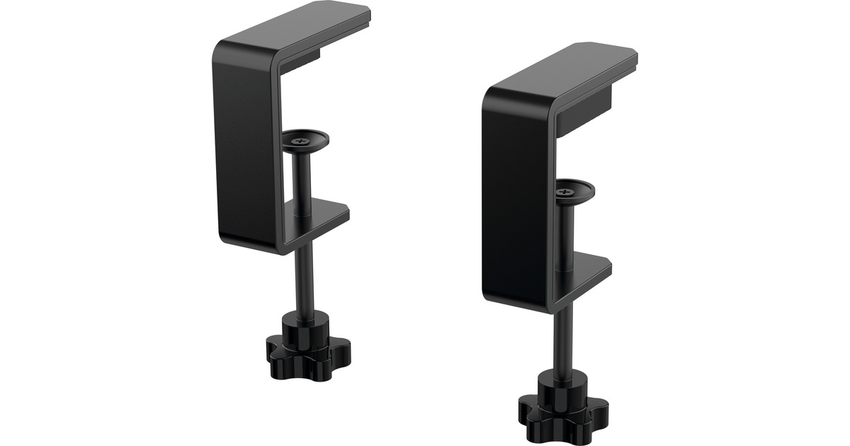 MOZATafelklem voor Yoke klemmen  (Zwart, 2 stuks)