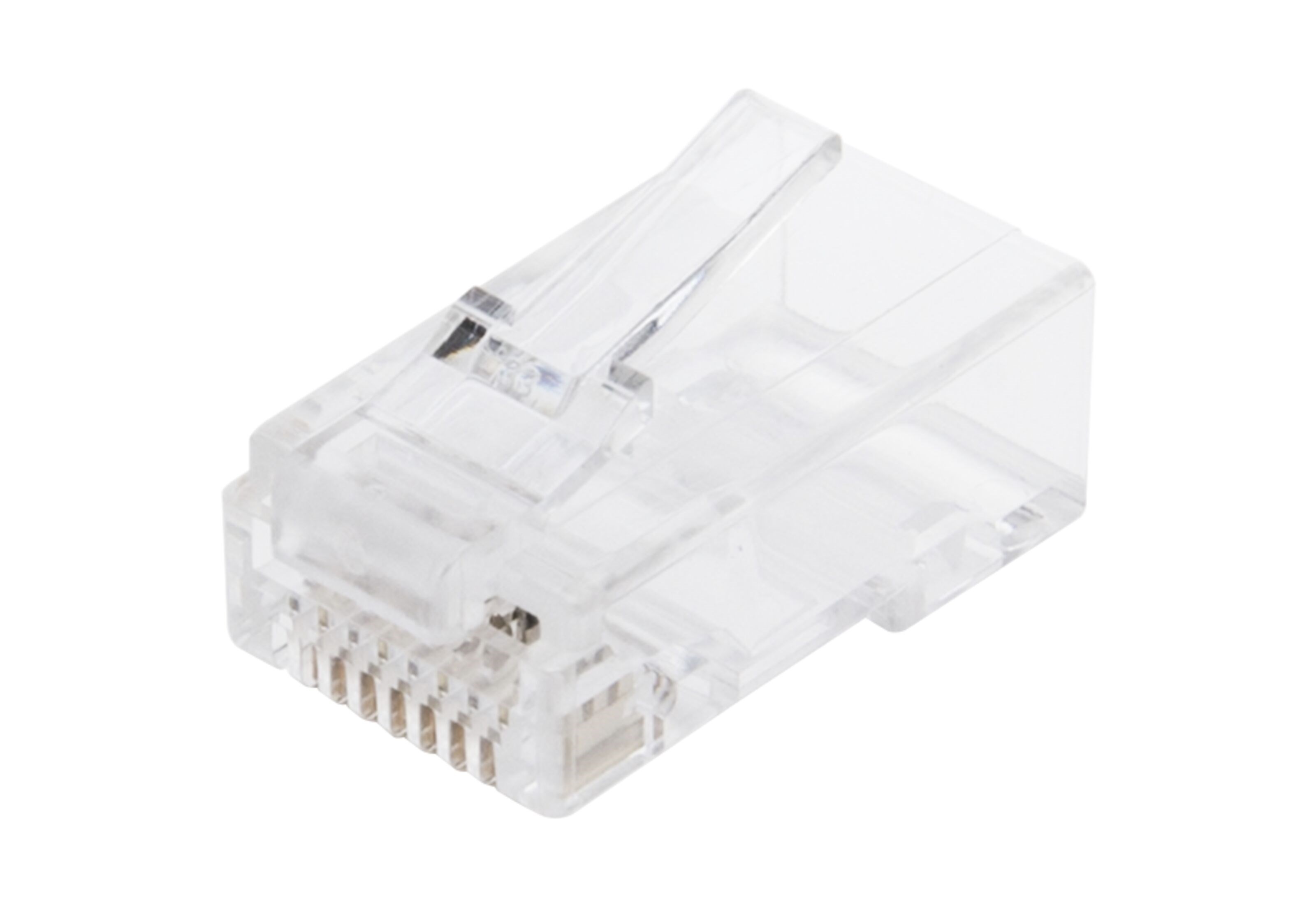 Luxorparts RJ45-kontakt for rund Cat. 6 UTP-kabel, 20-pk.