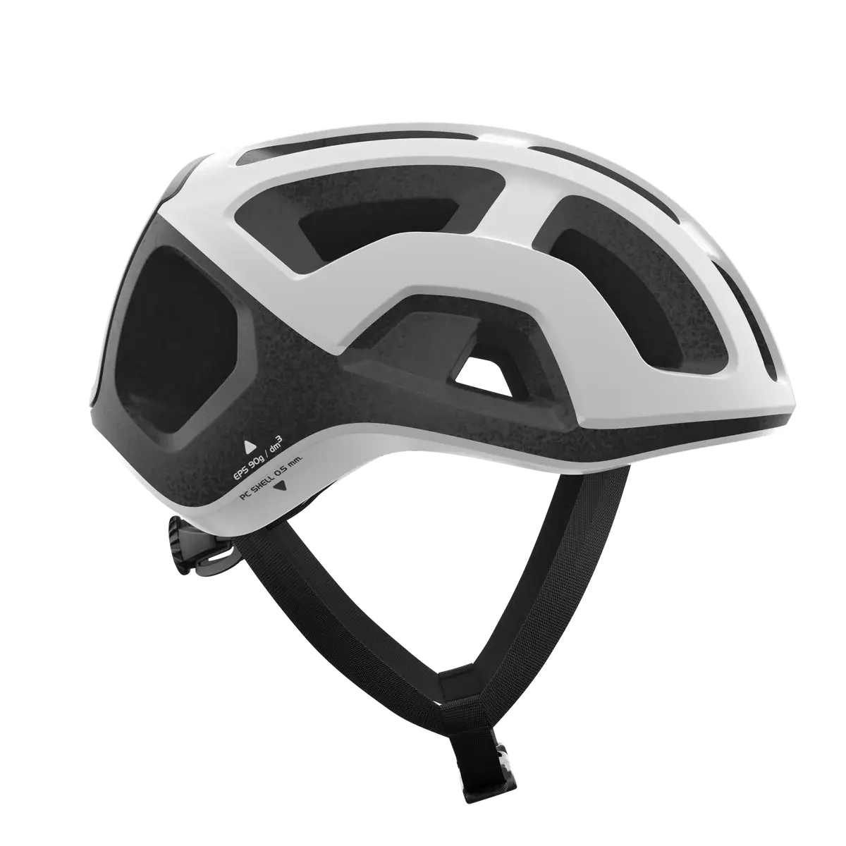 POC Ventral Lite Wide Fit Race Fietshelm Wit/Zwart