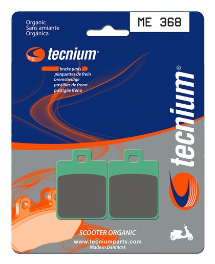 Plaquettes de freins Tecnium Scooter organique - ME368