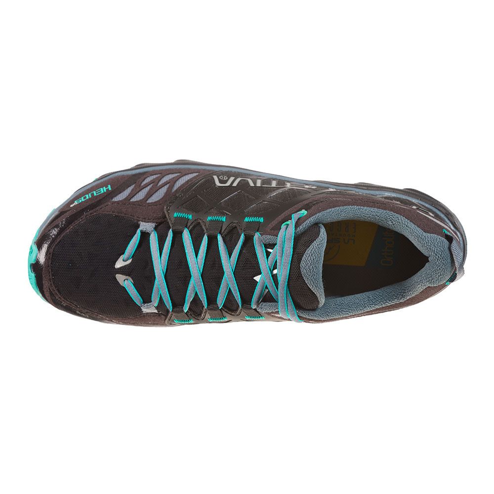 La Sportiva HELIOS SR - Chaussures trail Femme black/aqua