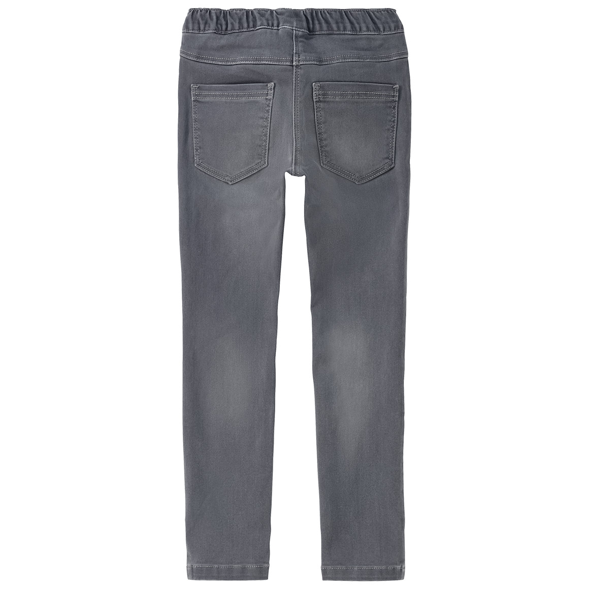Famy Mädchen Jeggings mit Stretch-Bund grau