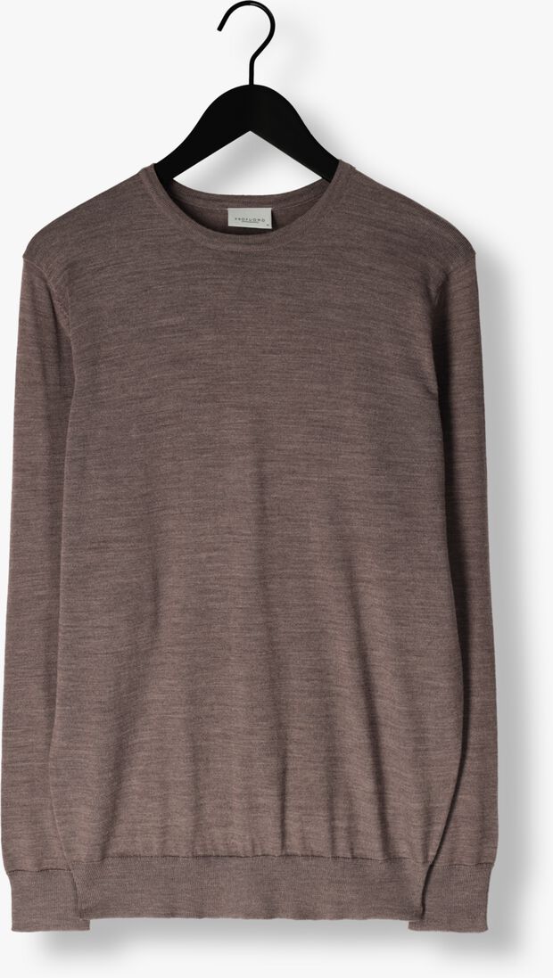 bruine profuomo trui pullover crewneck merino
