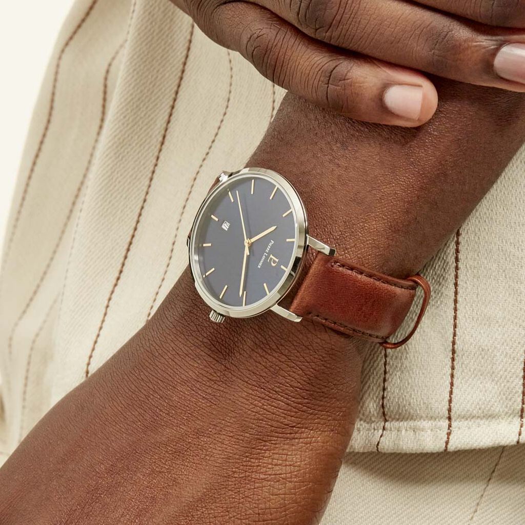 Montre Lannier Collection Echo Acier Argenté