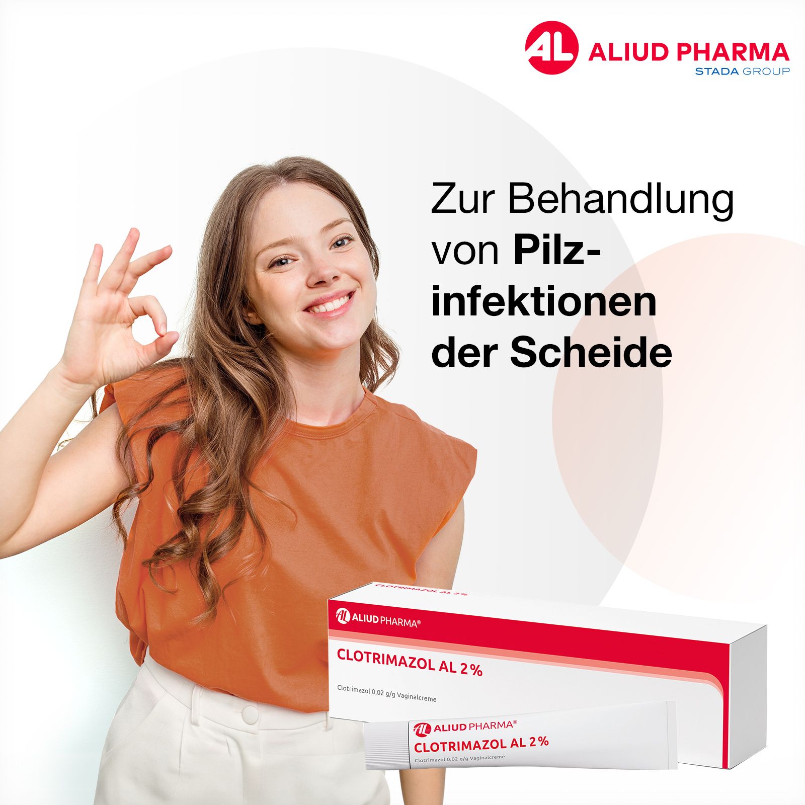 Clotrimazol AL 2% bei Vaginalpilz
