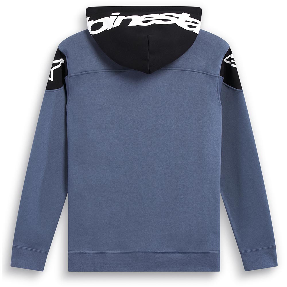 Alpinestars - Sweat zippé à capuche Velocity Bleu / Noir