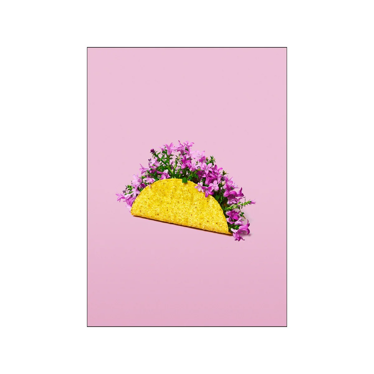 Poster & Frame  Supermercat plakat, Flower taco - 30x40 cm.