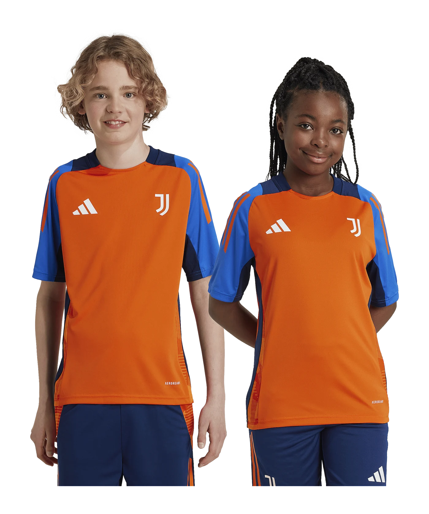 adidas Juventus Turin Trainingsshirt Kids Orange