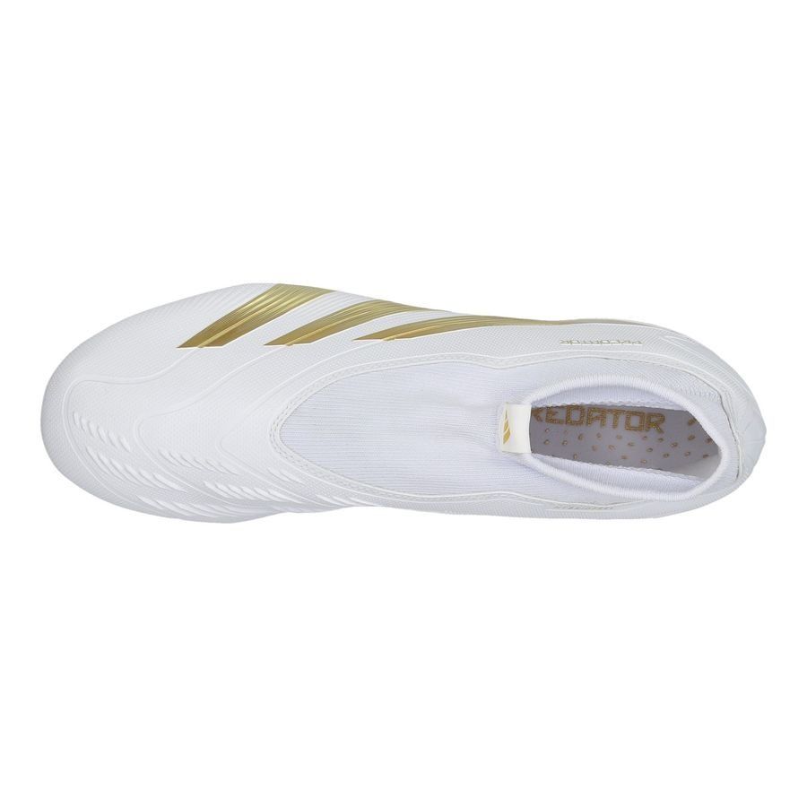 adidas Predator League Laceless FG Day Spark - Blanc/Doré/Blanc