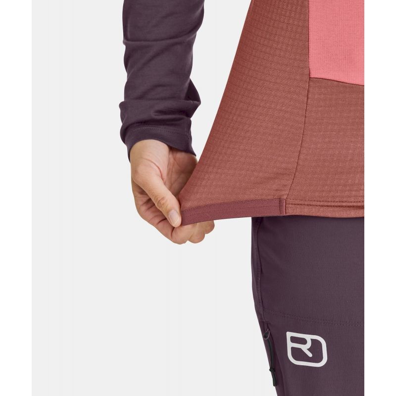 Fleece Grid Vest - Veste sans manches femme