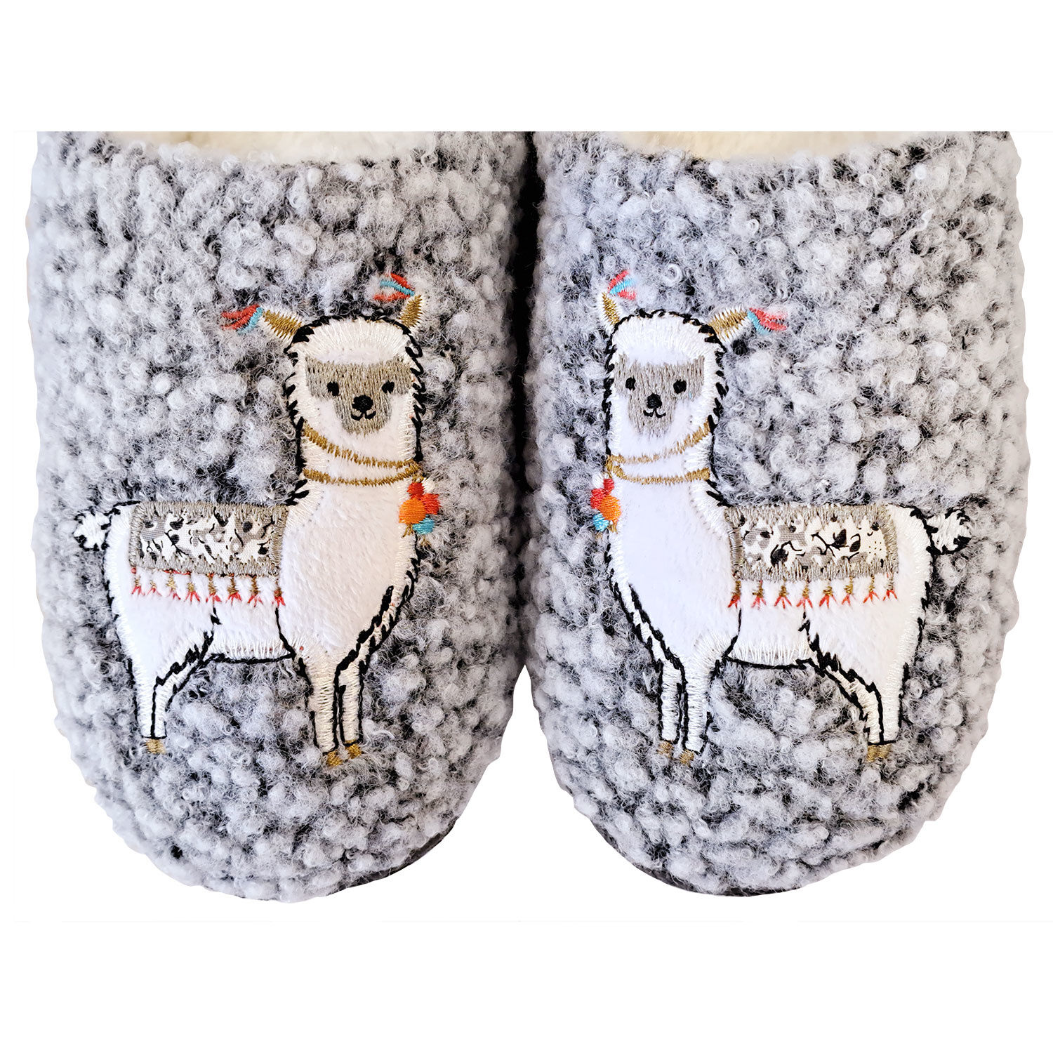 Wohlfühlschuh für Damen aus wollähnlichem Textil