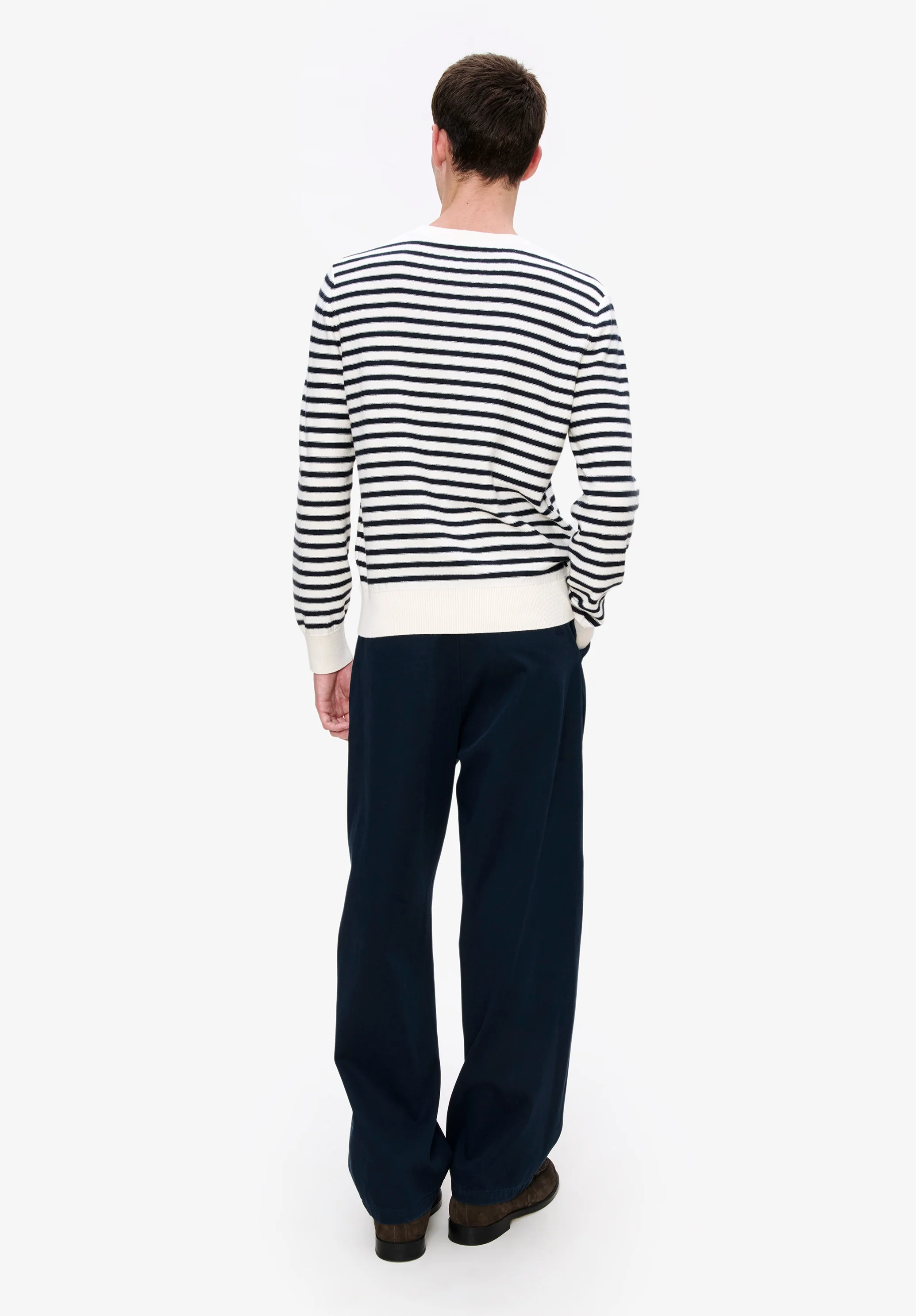 Pull Paul - Ecru/dark navy