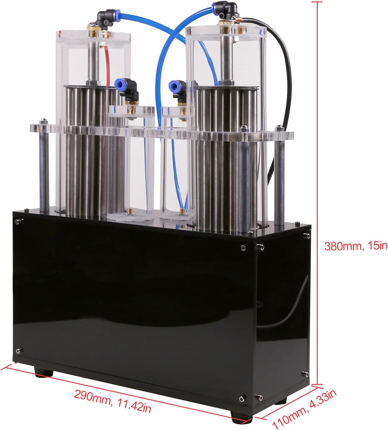 Wasserelektrolysegerät, Wasserstoff- und Sauerstofftrennungsgenerator mit doppeltem Auslass, Lehr- und Versuchsinstrument, Technikbegeisterte, Laborausstattung - Enthält Keine Sprit