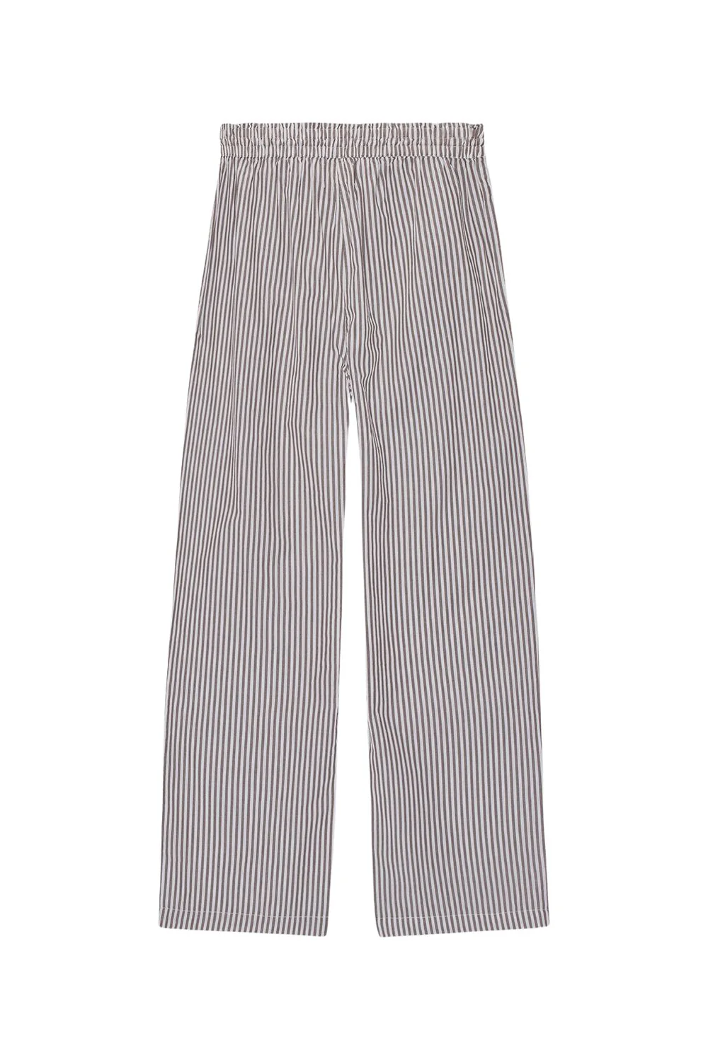 Moshi Moshi Mind  Moon Stripe løse bukser - dark taupe / ecru