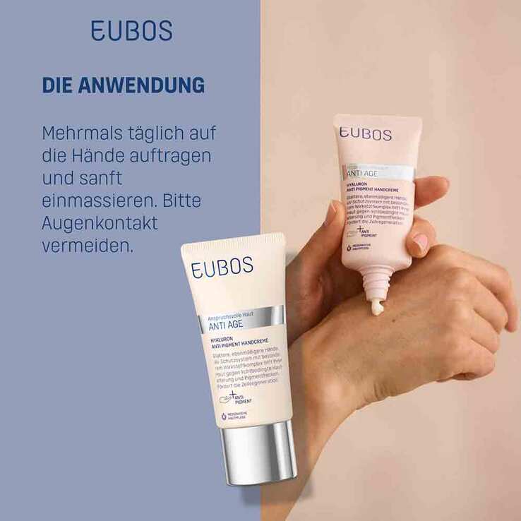 Eubos Anti-Age Hyaluron Anti-Pigment Handcreme LSF 15, 50 ml
