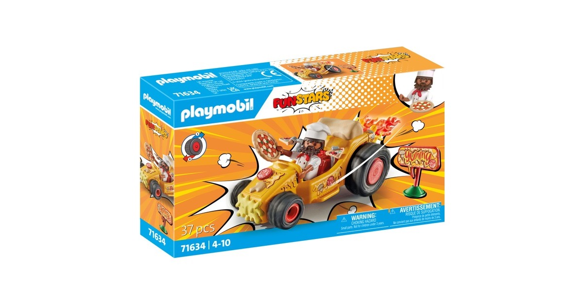 PLAYMOBILFunstars - Racing Pizza Constructiespeelgoed  (71634)