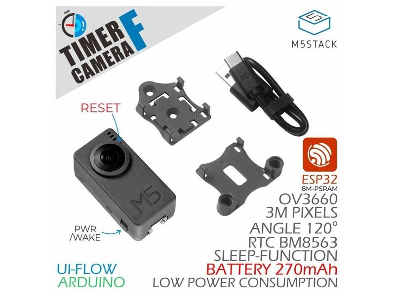 M5Stack Timer Kamera Modul Timer Kamera Fisheye ESP32 OV366 M5 Stack Kamera Modul