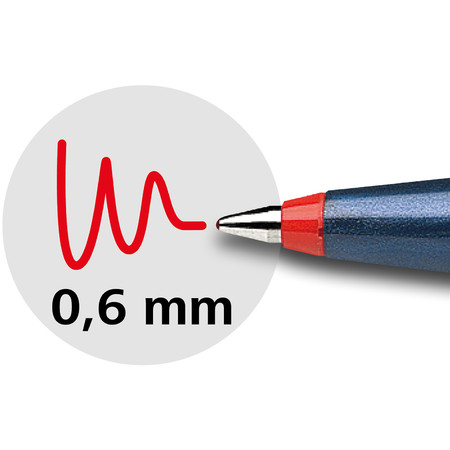 Schneider Topball 857 Tintenroller - rot - 0.6 mm