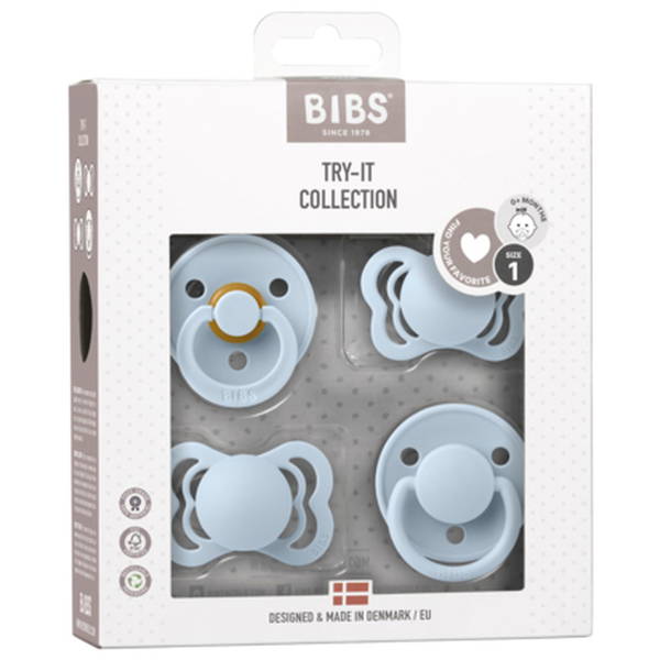 BIBSBIBS   Schnuller Try It Collection 4er Pack baby blue
