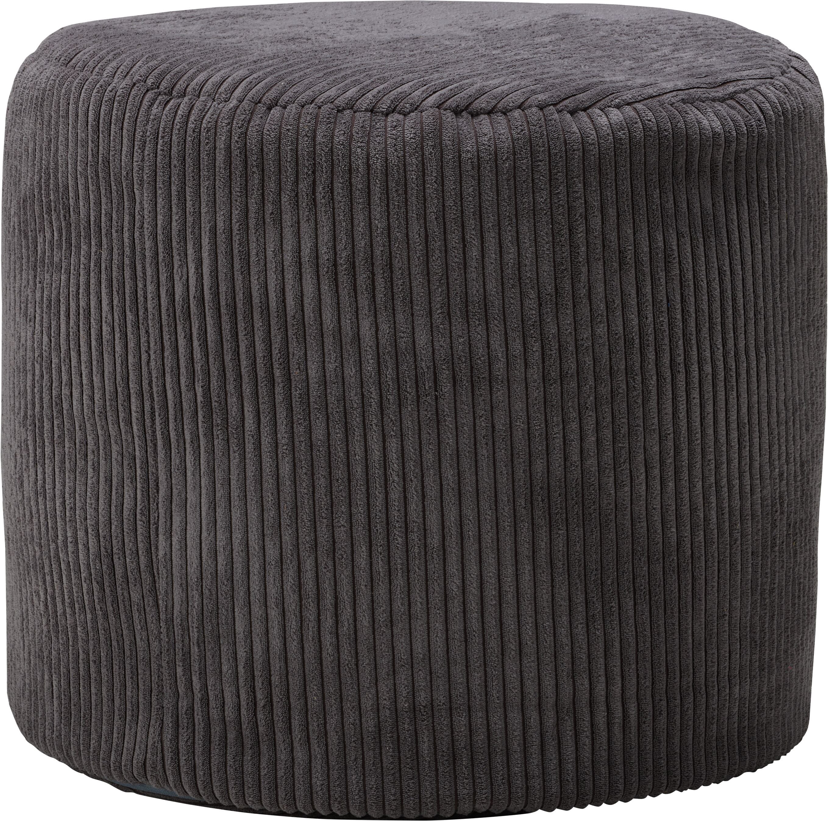 SE-Zigerli Smile Hocker, anthrazit - Anthrazit / H: 44.0 cm