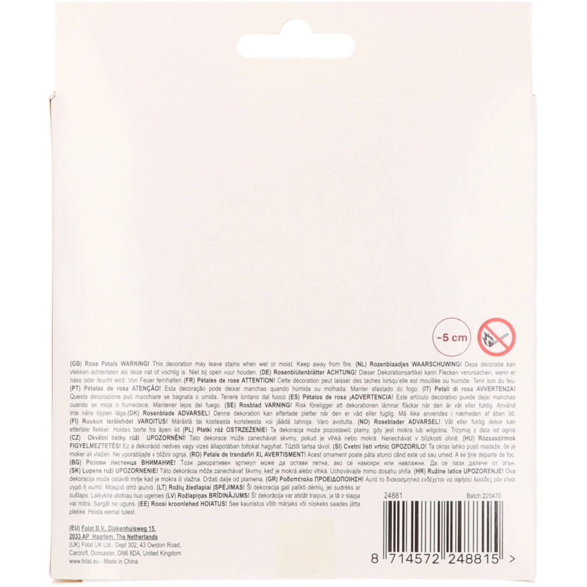 Roze Rozenblaadjes 144st