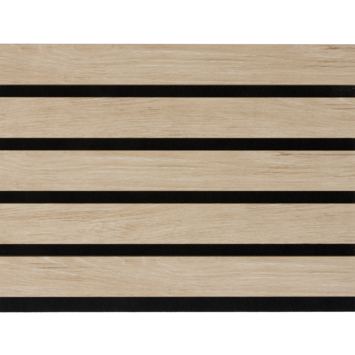 Lattenwand Decowall Acoustic Advanced eik natuur 260x30cm, 2 stuks (1.56m2)