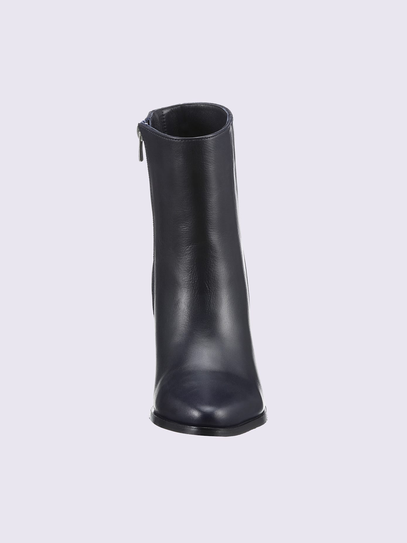 Bottines cuir de bœuf nappa et velours