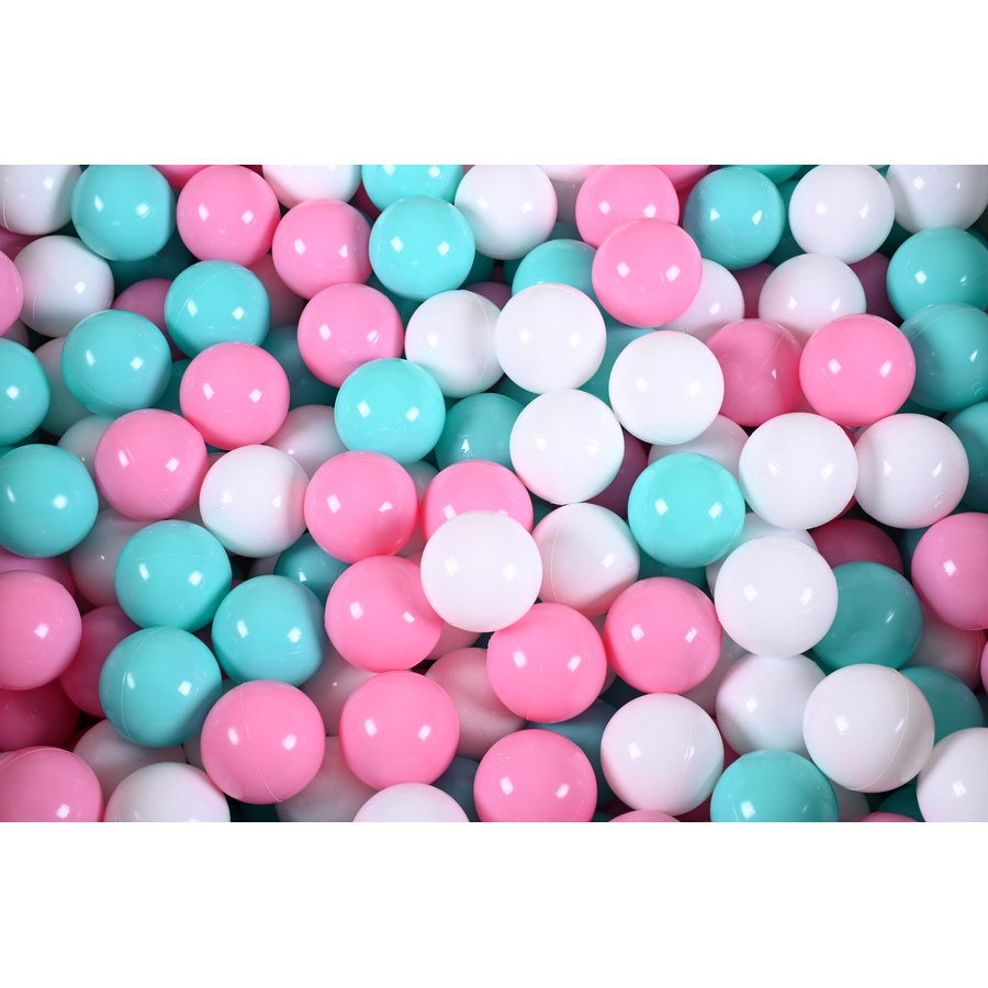 knorr toys® Bällebad soft Grey 300 balls rosecremelightblue