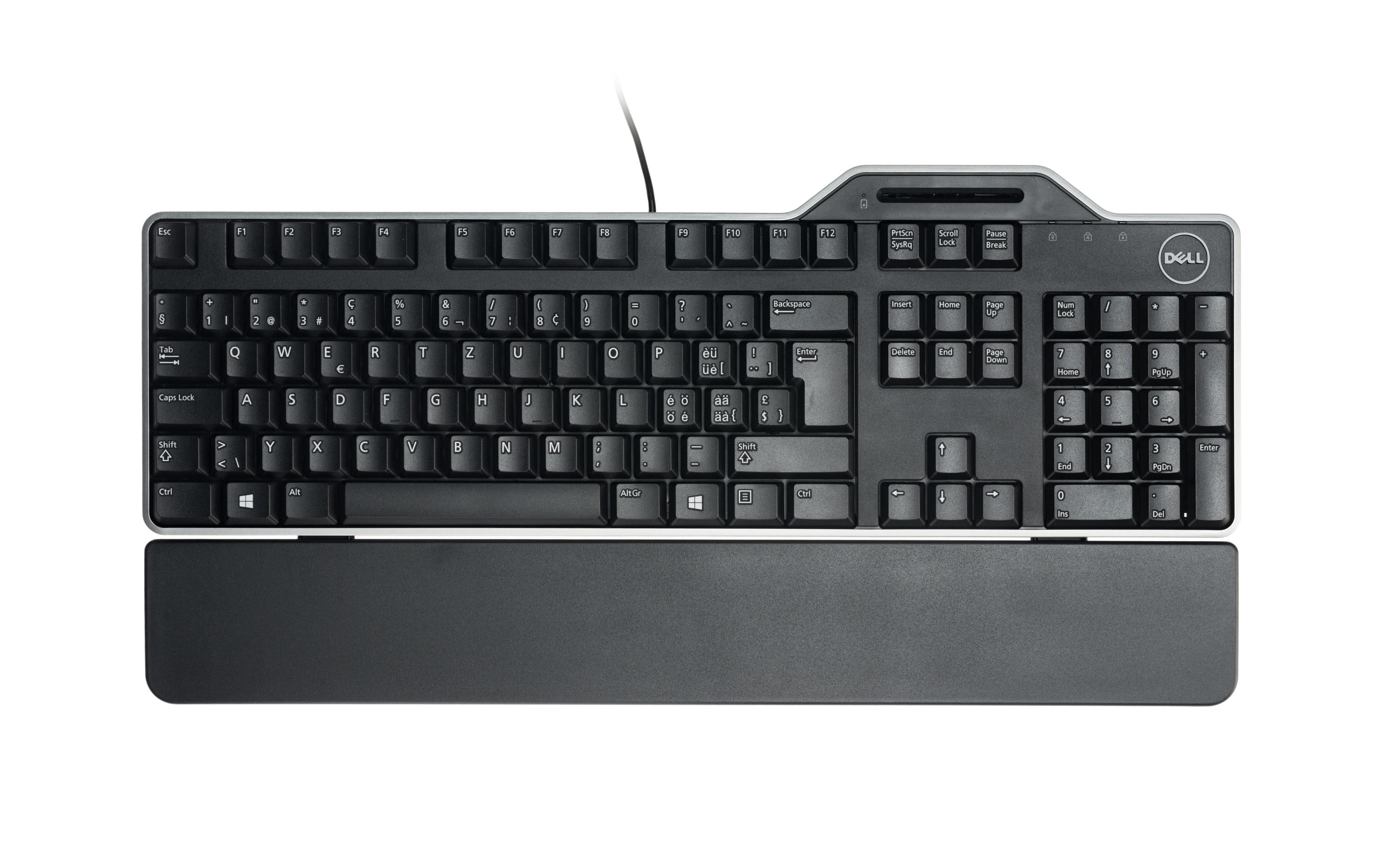 Tastatur KB813 CH-LayoutUSB-Tastatur mit integriertem Smart-Card-Lesegerät