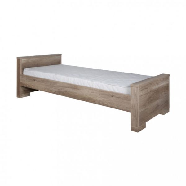 Kidsmill Brent Kinderkamer Oldwood | Bed 90 x 200 cm   Bureau   Kast 3-Deurs