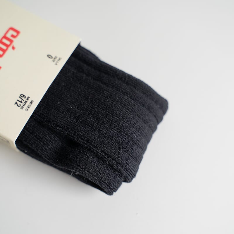 Strømpebukse rib Black - Cóndor - Rumpetroll