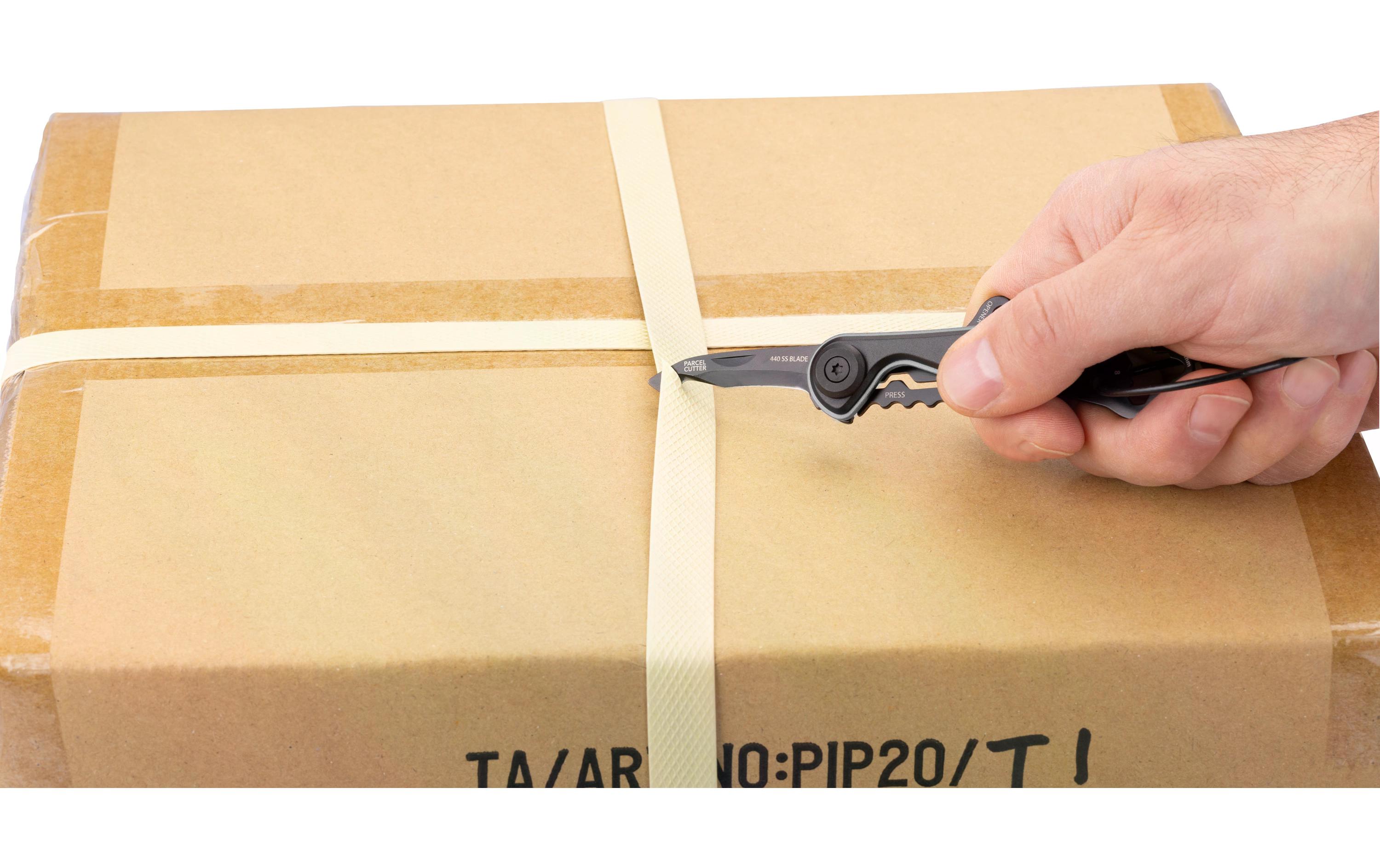 Schlüsselanhänger Parcel Cut & Cart Mini-WerkzeugMultitool mit 9 Funktionen