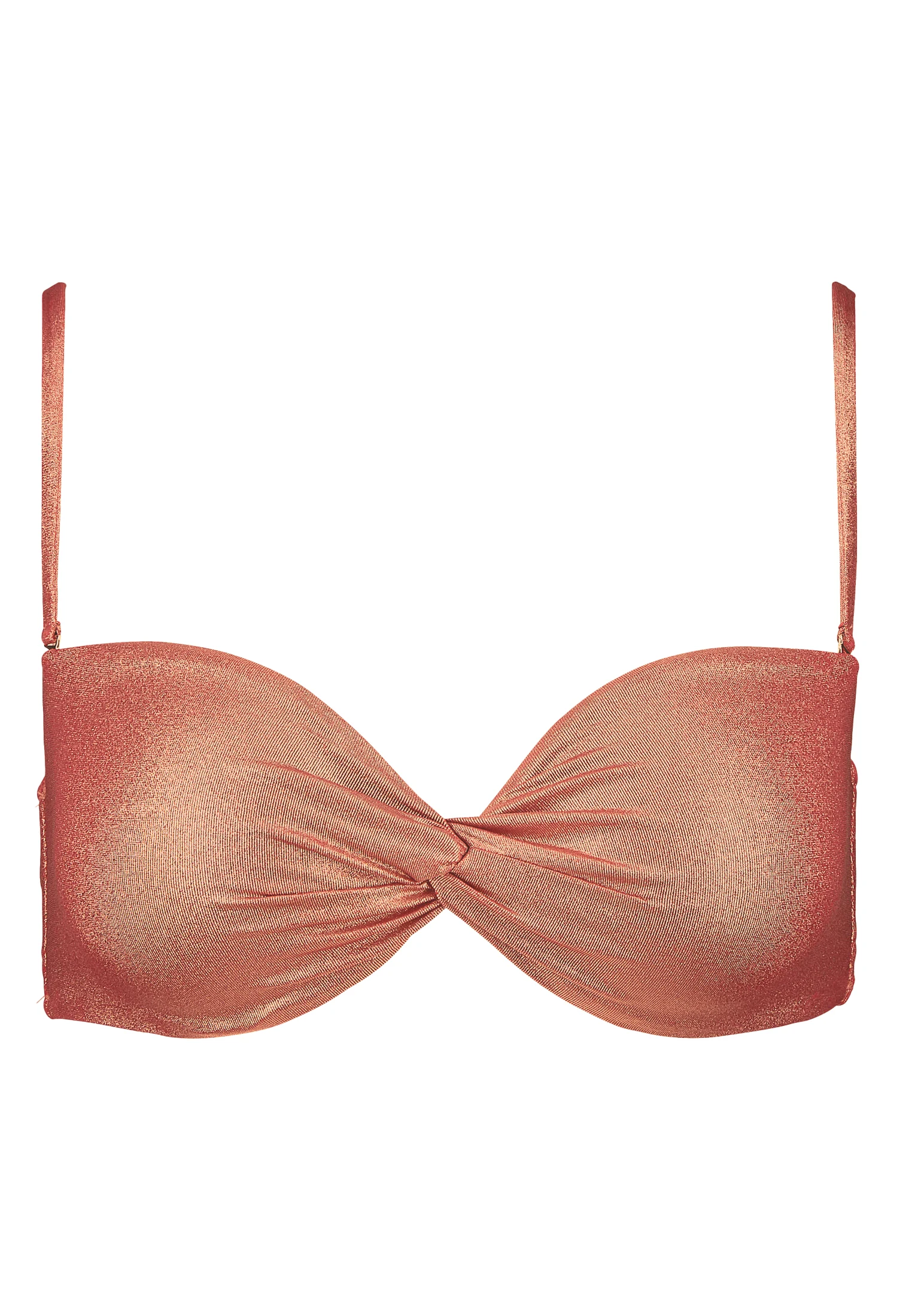 SUNLIGHT GLOW - Haut de maillot de bain bandeau | Rouge