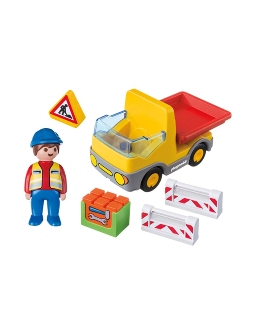 Playmobil 1.2.3 Construction Truck