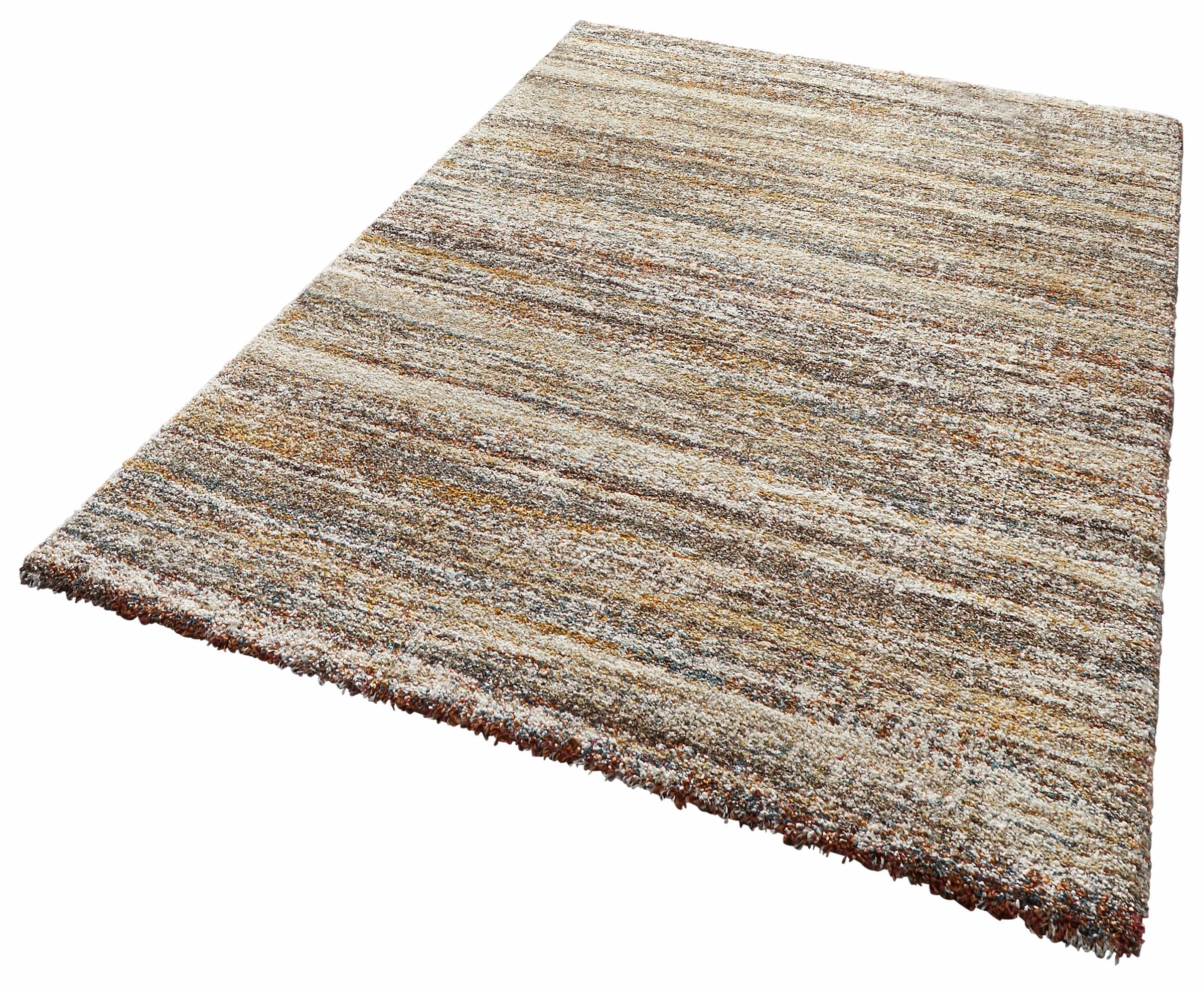 HANSE Home Hochflor-Teppich »Granite« rechteckig 25 mm Höhe Teppich, Hochflor, Shaggy, Weich, Flauschig, Wohnzimmer, Schlafzimmer