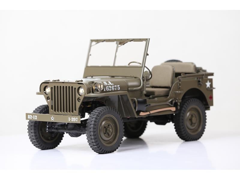 RocHobby Scale Crawler 1941 MB Willys Jeep ARTR, 1:6 1941 Willys Militär Jeep – Ein Traum für jeden Scaler