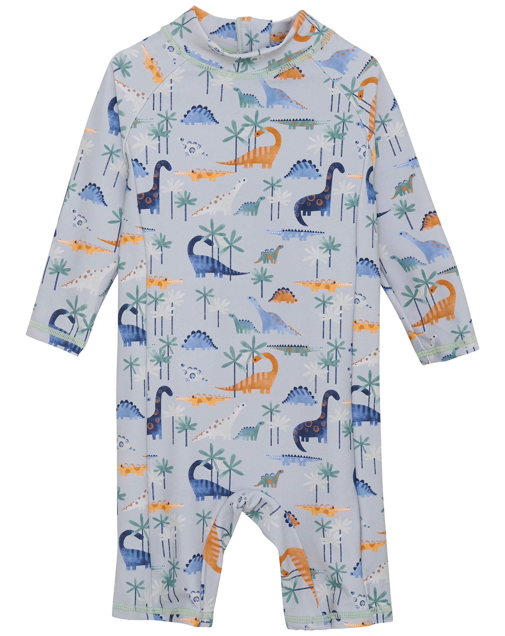 Schwimmanzug DINO AOP in puritan gray