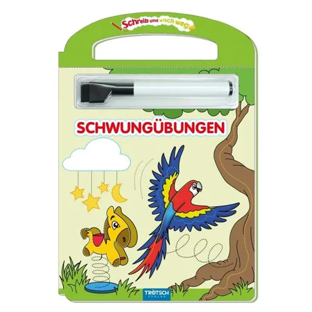 Trötsch Schwungübungen mit Stift Schreib und wisch weg