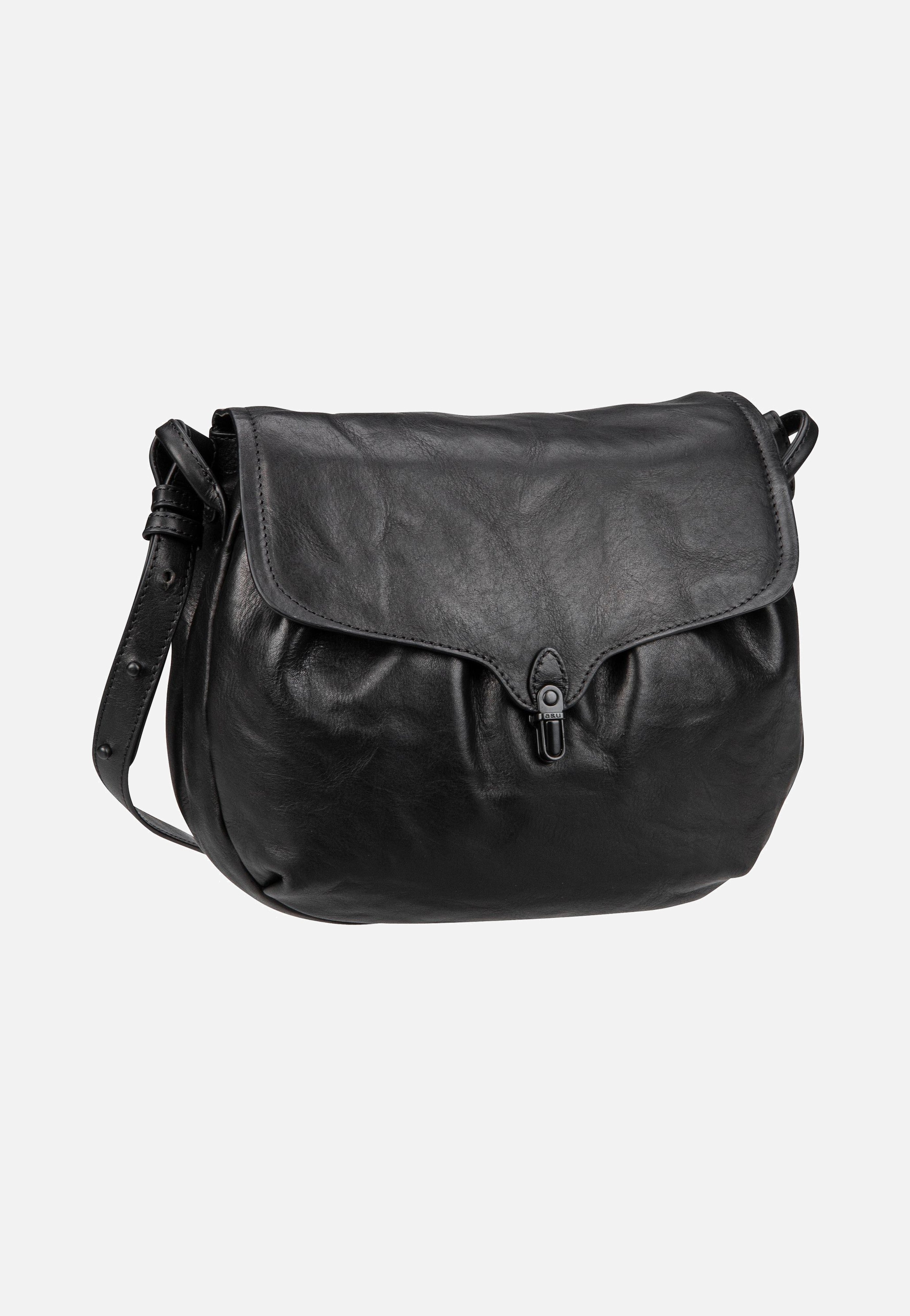 Mrs. Pineapple Pie Black Smoke - Saddle Bag