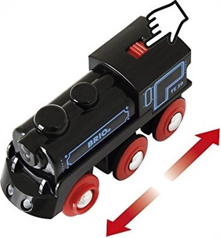 BRIO Oplaadbare locomotief met mini USB- kabel - 33599 - Treinbaanonderdeel
