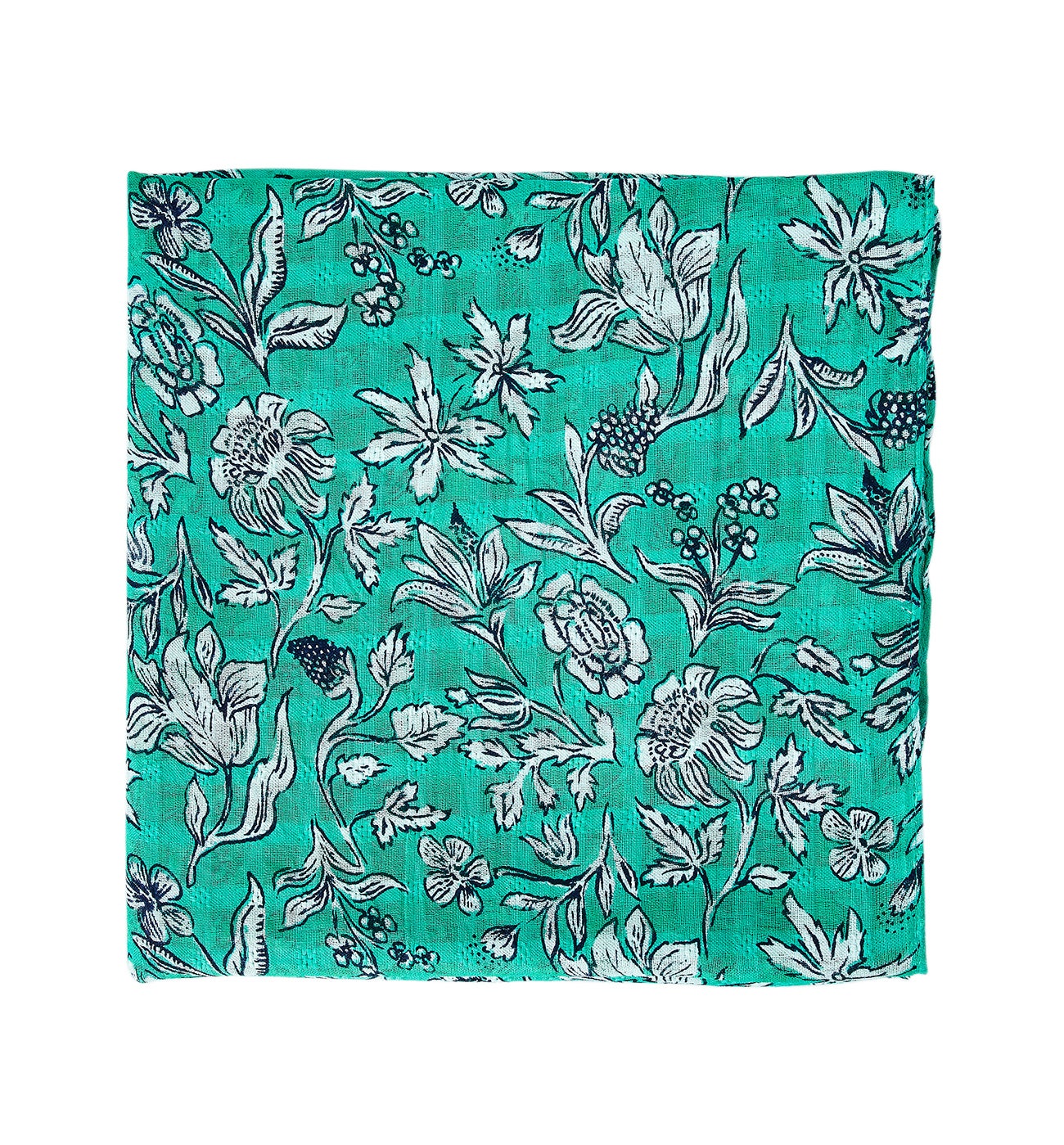 Foulard carré imprimé Femme - Imprimé vert