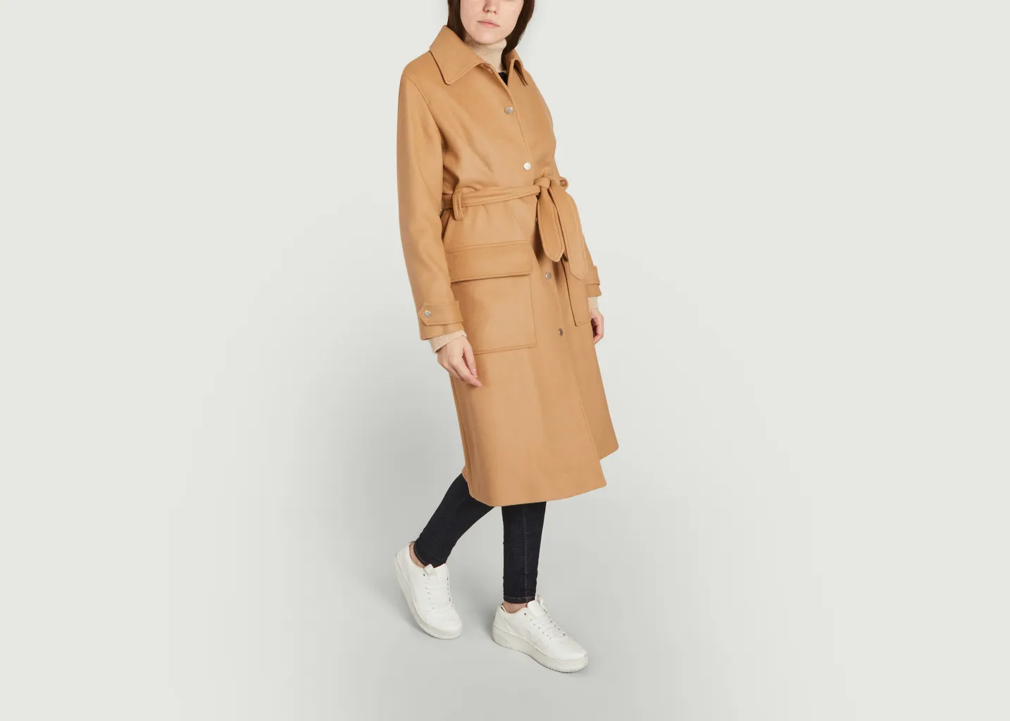 Manteau Angelita en laine mélangé A.P.C.
