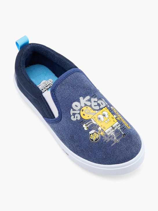 Spongebob Geschlossener Hausschuh Blau